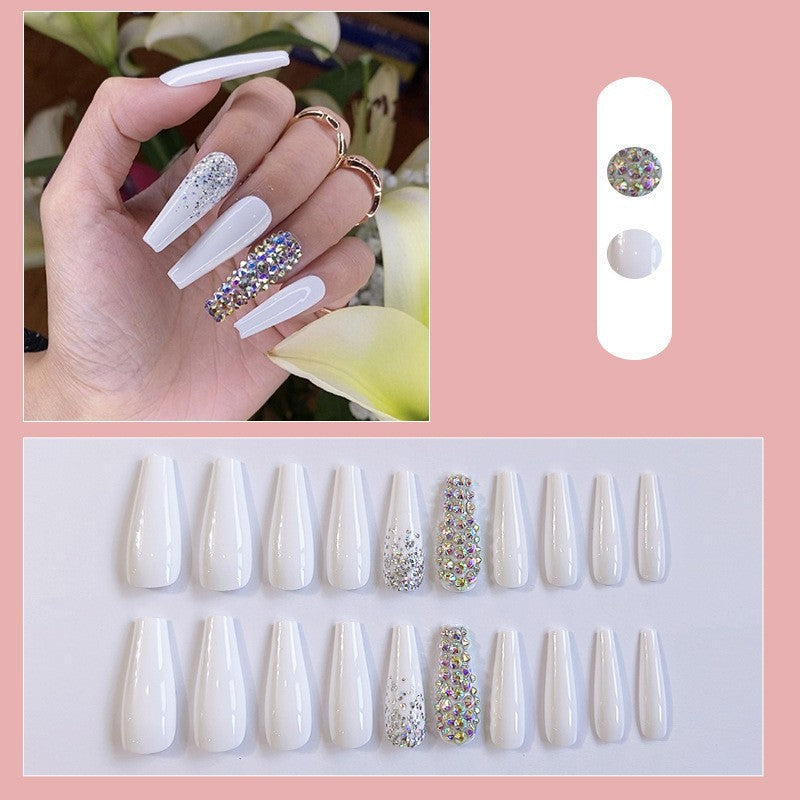 Chips de manicura francesa larga de plástico al por mayor